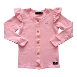 Rock Your Kid Jersey Ruffle Cardigan Size 6